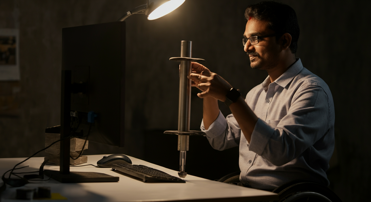 Ergonomic Workspace Setup for Specially-abled Professionals in India